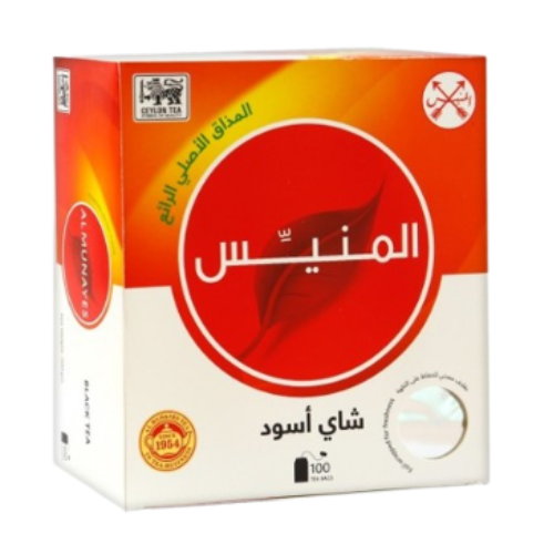 المنيس شاي اسود اكياس 200جم